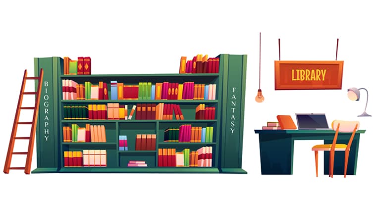 Library management system JSON